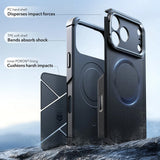 Husa pentru iPhone 17 Pro, ESR Cyber Armor Kickstand, albastru