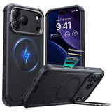 Husa pentru iPhone 17 Pro Max, ESR Cyber Armor Kickstand, albastru