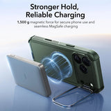 Husa pentru iPhone 17 Pro, ESR Cyber Armor Kickstand, albastru