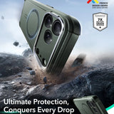 Husa pentru iPhone 17 Pro Max, ESR Cyber Armor Kickstand, albastru