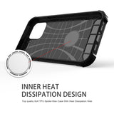 Husa pentru iPhone 17 Pro, Techsuit Hybrid Armor, negru