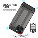 Husa pentru iPhone 17 Pro, Techsuit Hybrid Armor, negru