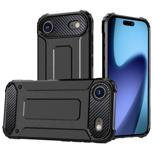 Husa pentru iPhone 17 Air, Techsuit Hybrid Armor, negru