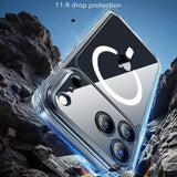 Husa pentru iPhone 17 Pro, ESR Classic Hybrid HaloLock, negru/transparenta