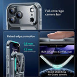 Husa pentru iPhone 17 Pro Max, ESR Classic Hybrid HaloLock, negru/transparenta