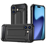 Husa pentru iPhone 17, Techsuit Hybrid Armor, negru