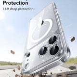 Husa pentru iPhone 17 Pro Max, ESR Classic Hybrid HaloLock, transparenta