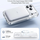 Husa pentru iPhone 17 Pro Max, ESR Classic Hybrid HaloLock, transparenta