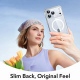 Husa pentru iPhone 17 Pro Max, ESR Classic Hybrid HaloLock, transparenta