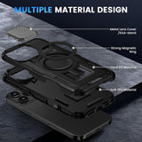 Husa pentru iPhone 17, Techsuit CamVault MagSafe, negru