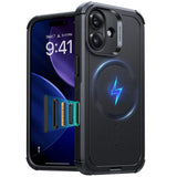 Husa pentru iPhone 17, ESR Cyber Halolock, albastru