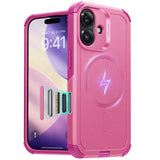 Husa pentru iPhone 17, ESR Cyber Halolock, albastru
