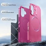Husa pentru iPhone 17, ESR Cyber Halolock, albastru
