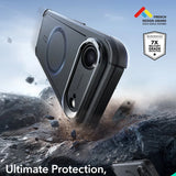 Husa pentru iPhone 17 Air, ESR Cyber Armor Kickstand, albastru