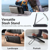 Husa pentru iPhone 17 Air, ESR Cyber Armor Kickstand, albastru