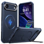 Husa pentru iPhone 17 Air, ESR Cyber Armor Kickstand, albastru