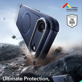 Husa pentru iPhone 17 Air, ESR Cyber Armor Kickstand, albastru