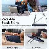 Husa pentru iPhone 17 Air, ESR Cyber Armor Kickstand, albastru