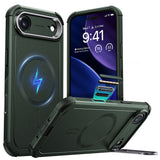Husa pentru iPhone 17 Air, ESR Cyber Armor Kickstand, albastru