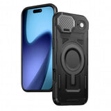Husa pentru iPhone 17 Air, Techsuit CamVault MagSafe, negru