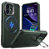 Husa pentru iPhone 17, ESR Cyber Armor Kickstand, albastru