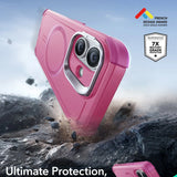 Husa pentru iPhone 17, ESR Cyber Armor Kickstand, albastru