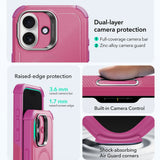Husa pentru iPhone 17, ESR Cyber Armor Kickstand, albastru