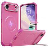 Husa pentru iPhone 17 Air, ESR Cyber Armor Kickstand, albastru