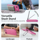 Husa pentru iPhone 17 Air, ESR Cyber Armor Kickstand, albastru