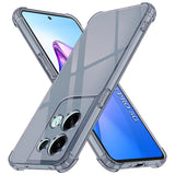 Husa pentru OPPO Reno8 Pro, Techsuit Shockproof Clear Silicone, fumuriu