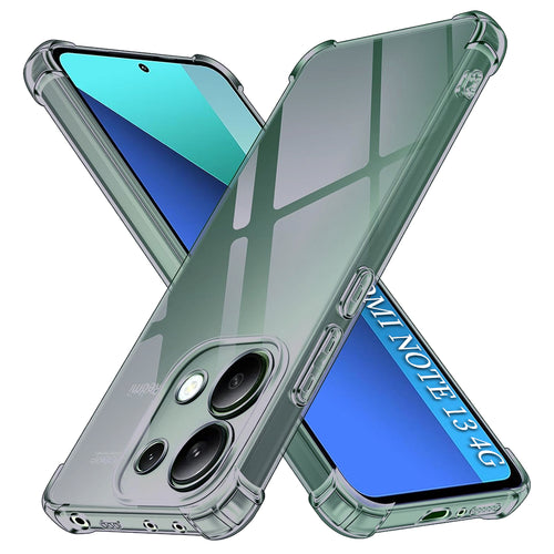 Husa pentru Xiaomi Redmi Note 13 4G, Techsuit Shockproof Clear Silicone, fumuriu