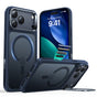 Husa pentru iPhone 17 Pro Max, ESR Classic Hybrid HaloLock Kickstand, bleu