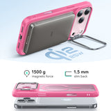 Husa pentru iPhone 17 Pro Max, ESR Classic Hybrid HaloLock Kickstand, bleu