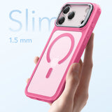 Husa pentru iPhone 17 Pro Max, ESR Classic Hybrid HaloLock Kickstand, bleu