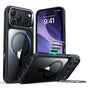 Husa pentru iPhone 17 Pro Max, ESR Classic Hybrid HaloLock Kickstand, negru/transparenta
