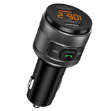 Modulator FM Techsuit VoltTune (MFM1), Dual-USB, QC3.0, MP3 Player Function, Bluetooth, negru