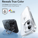 Husa pentru iPhone 17, ESR Classic Hybrid HaloLock Kickstand, bleu