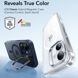 Husa pentru iPhone 17, ESR Classic Hybrid HaloLock Kickstand, bleu