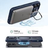 Husa pentru iPhone 17, ESR Classic Hybrid HaloLock Kickstand, bleu