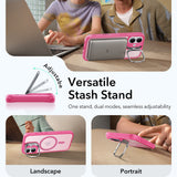 Husa pentru iPhone 17, ESR Classic Hybrid HaloLock Kickstand, bleu