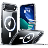 Husa pentru iPhone 17 Air, ESR Classic Hybrid HaloLock Kickstand, negru/transparenta