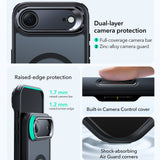 Husa pentru iPhone 17 Air, ESR Classic Hybrid HaloLock Kickstand, bleu