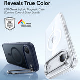 Husa pentru iPhone 17 Air, ESR Classic Hybrid HaloLock Kickstand, bleu