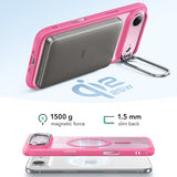Husa pentru iPhone 17 Air, ESR Classic Hybrid HaloLock Kickstand, bleu