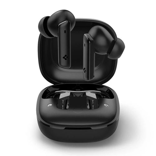 Casti wireless Spigen SA2402 (ASD07888), Bluetooth 5.3, Active ANC, Microfon, Low Latenta, Audio App, negru