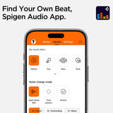 Casti wireless Spigen SA2400 (ASD07886), Bluetooth 5.3, Active ANC, Microfon, Control tactil, Audio App, negru