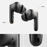 Casti wireless Spigen SA2400 (ASD07886), Bluetooth 5.3, Active ANC, Microfon, Control tactil, Audio App, negru