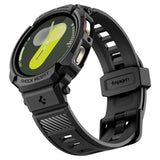 Curea pentru Samsung Galaxy Watch8 40mm, Spigen Rugged Armor Pro (ACS10005), negru