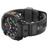 Curea pentru Samsung Galaxy Watch8 Classic, Spigen Rugged Armor Pro (ACS10013), negru