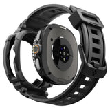 Curea pentru Samsung Galaxy Watch8 Classic, Spigen Rugged Armor Pro (ACS10013), negru